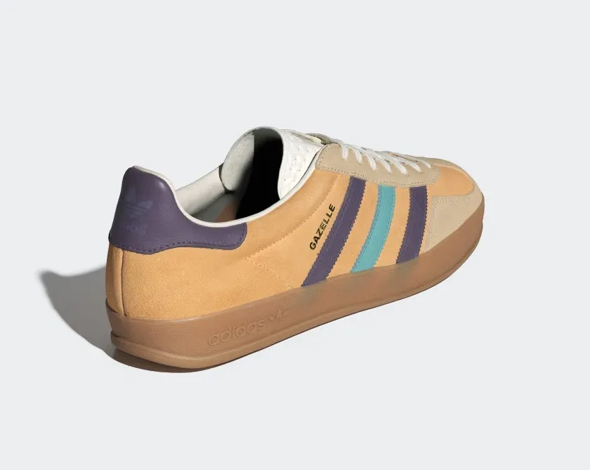 Adidas Gazelle Indoor Glow Orange Shadow Violet Off White IG1636