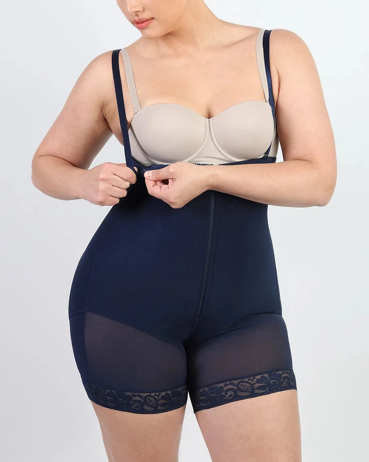 AirSlim Firm Tummy Compression Bodysuit Shaper With Butt Lifter