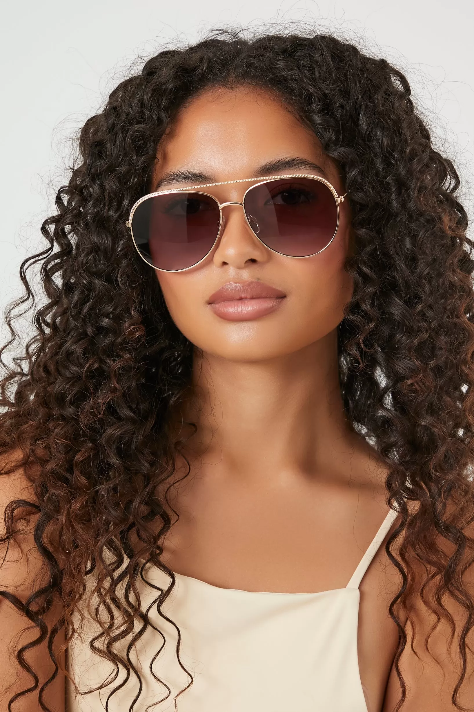 Aviator Frame Sunglasses