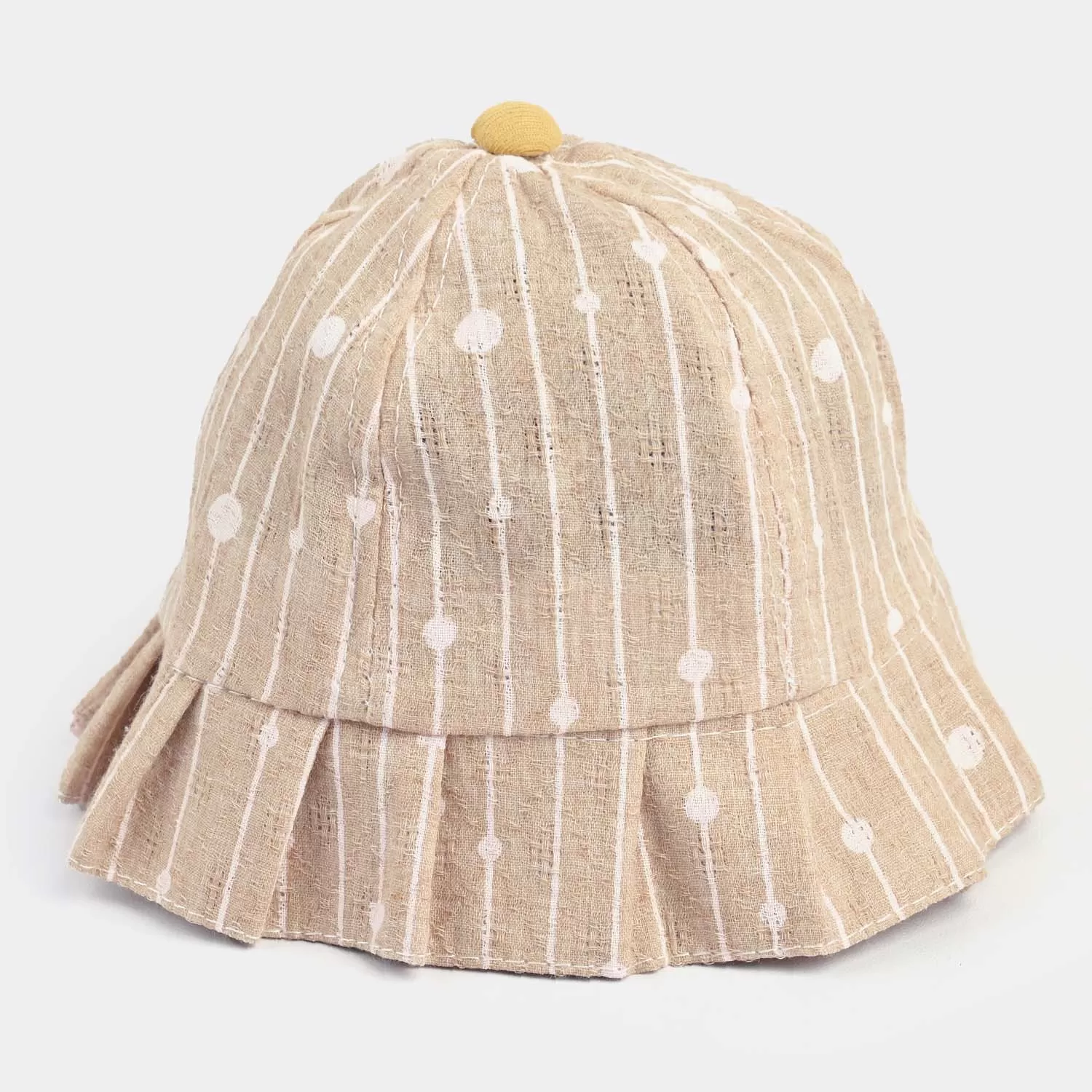 Baby Girls Round Cap | 6M+