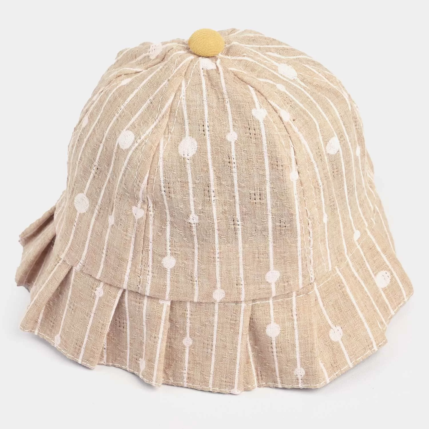 Baby Girls Round Cap | 6M+