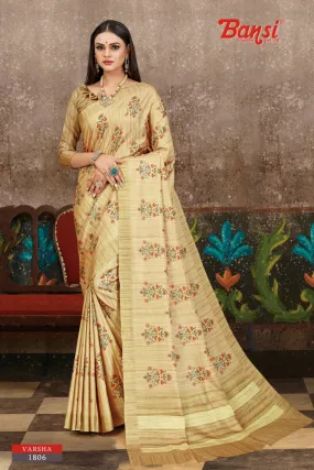 Bansi Fashion Presents Varsha Silk Fancy Designer Sarees