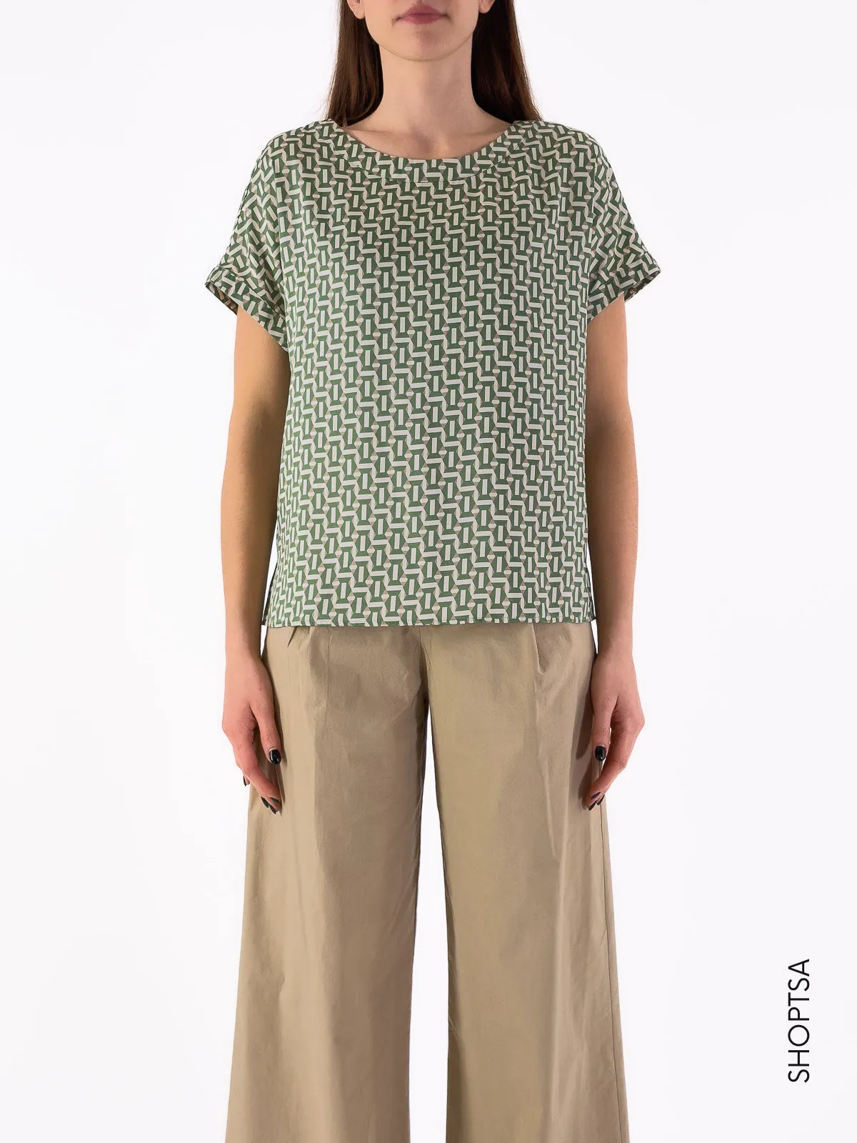 Blusa in twill RUBINO - EMME Marella