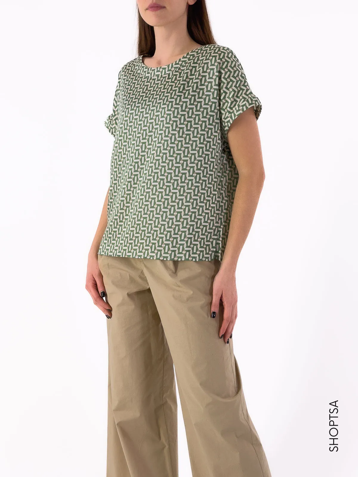 Blusa in twill RUBINO - EMME Marella