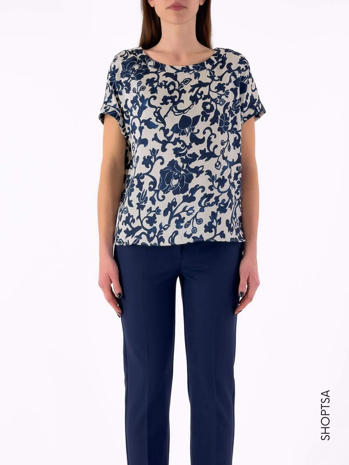 Blusa in twill RUBINO - EMME Marella