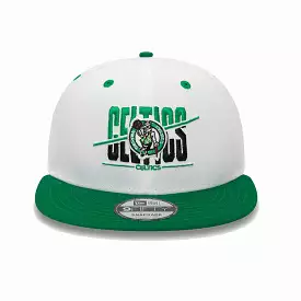 BOSTON CELTICS CROWN 9FIFTY SNAPBACK CAP 'WHITE'