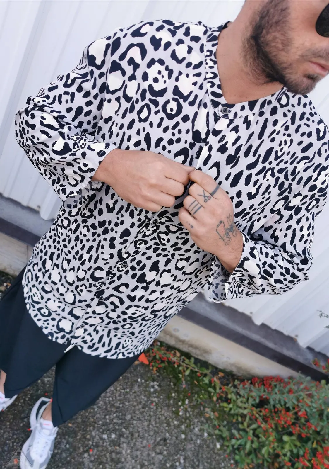 Camicia Animalier White