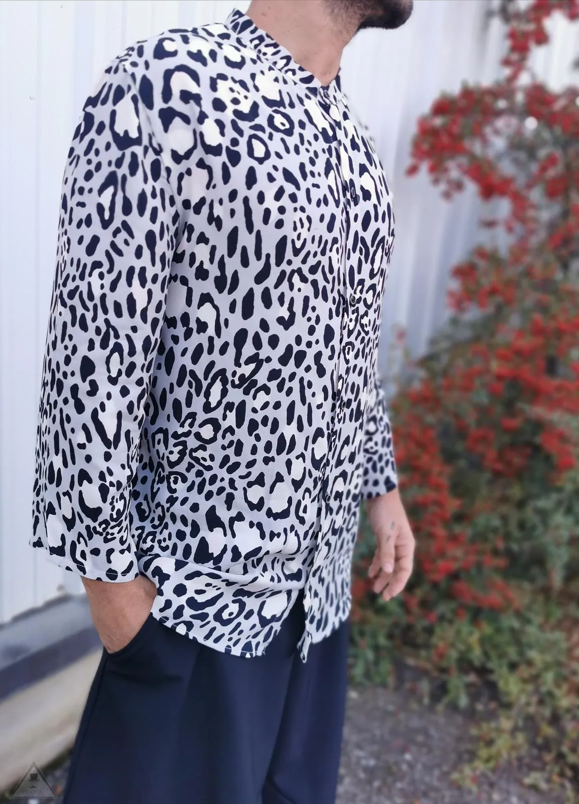 Camicia Animalier White