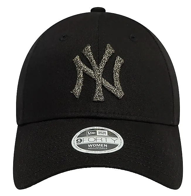 cap New Era 9FO Metallic Logo MLB New York Yankees - Black/Black - women´s