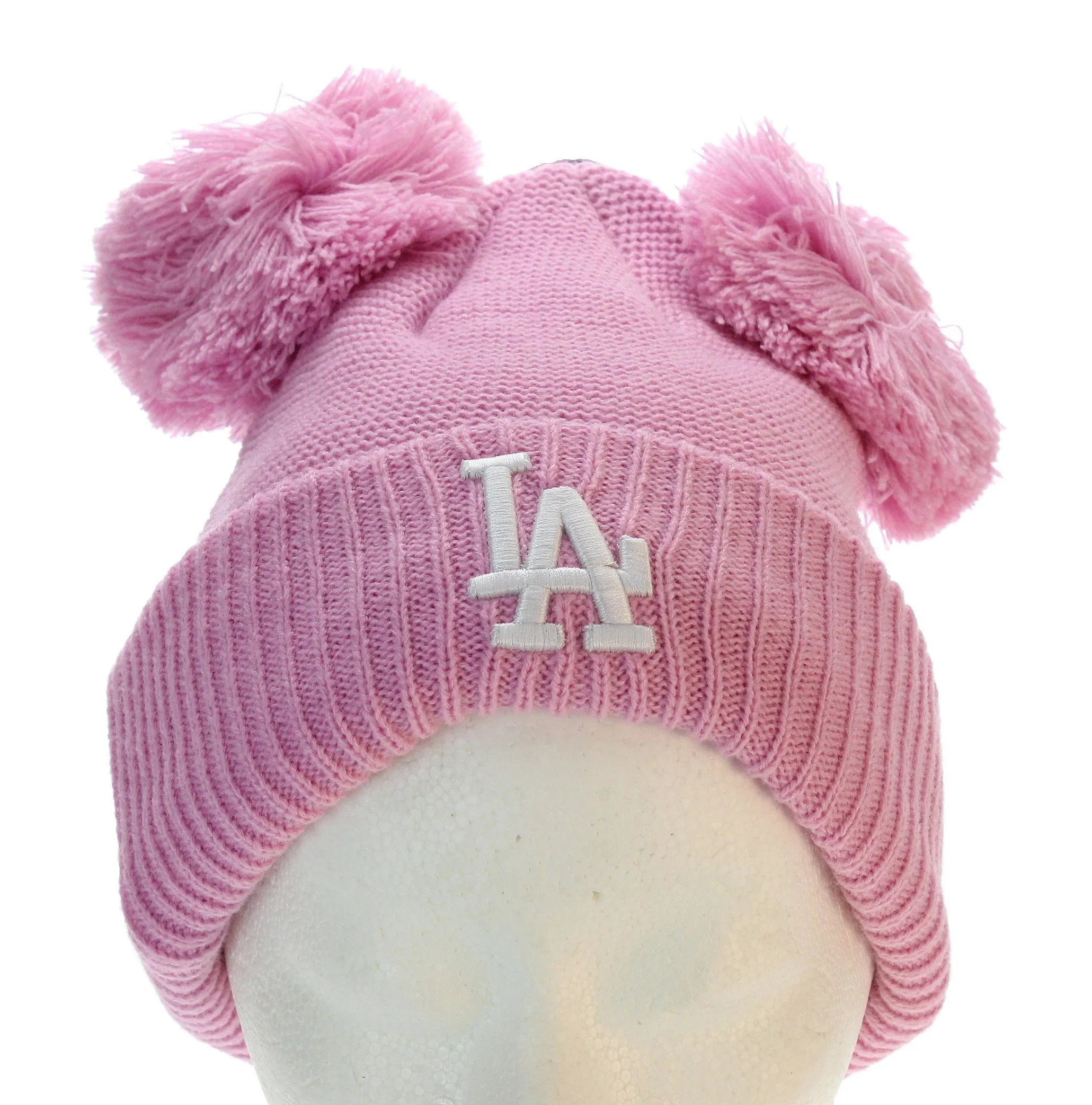 cap New Era Double Pom MLB Los Angeles Dodgers - Fresh Pink/White - women´s