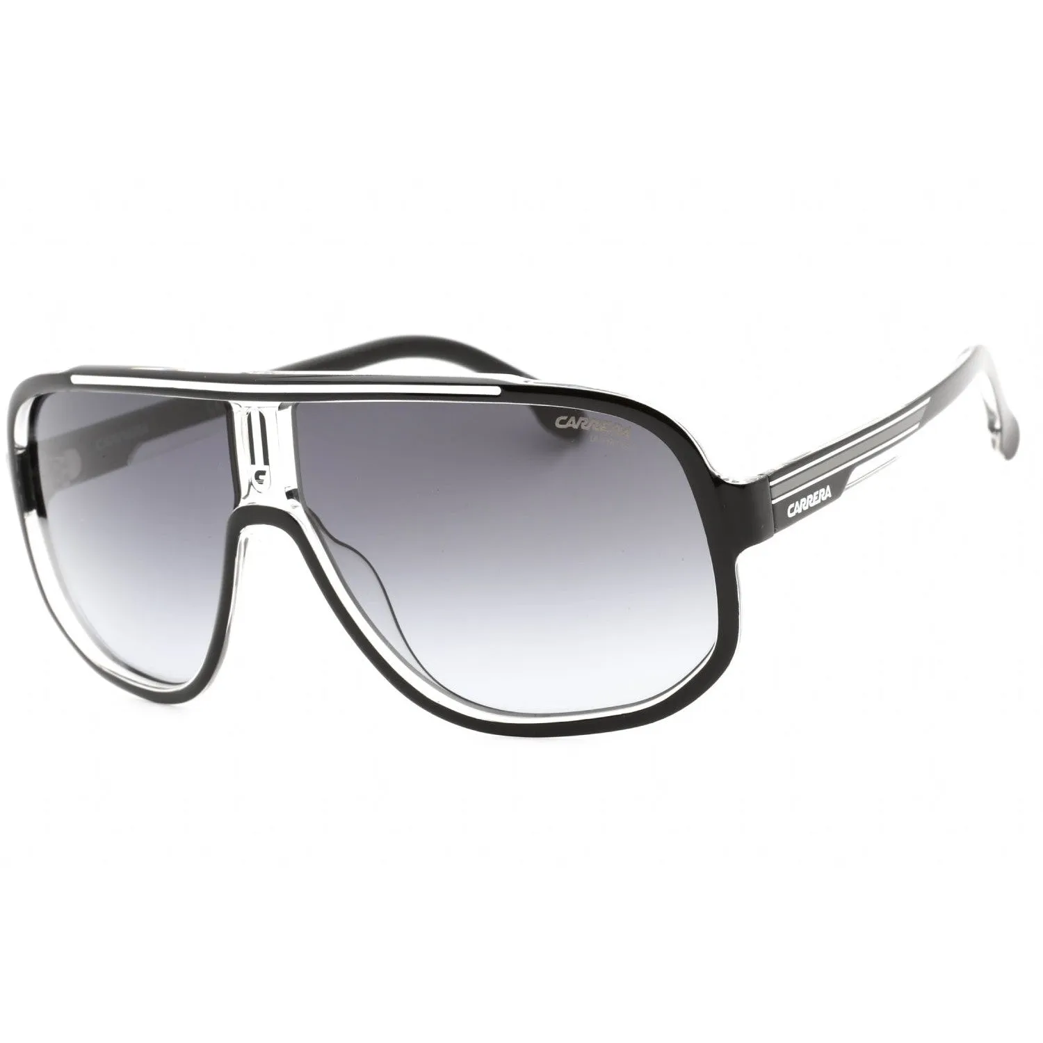 Carrera CARRERA 1058/S Sunglasses BLACK WHTE / DARK GREY SF