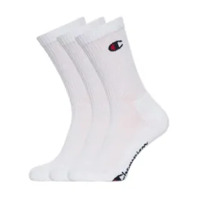 Champion U24558WW001  Socks Calze Unisex 3Pk  Bianco