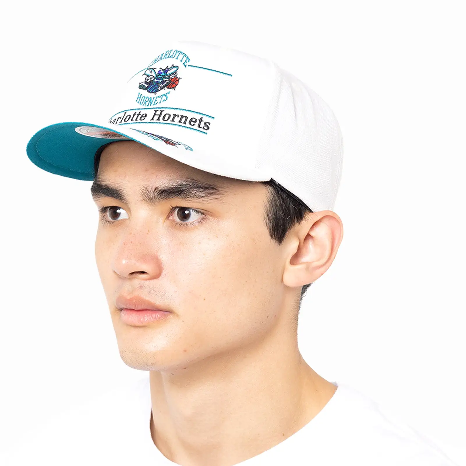 Charlotte Hornets Show Up Classic Redline Snapback - Off White