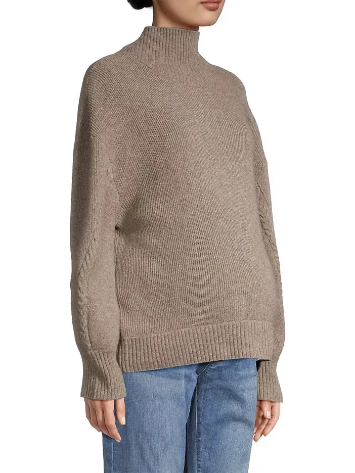 Crystal Mock-neck Sweater