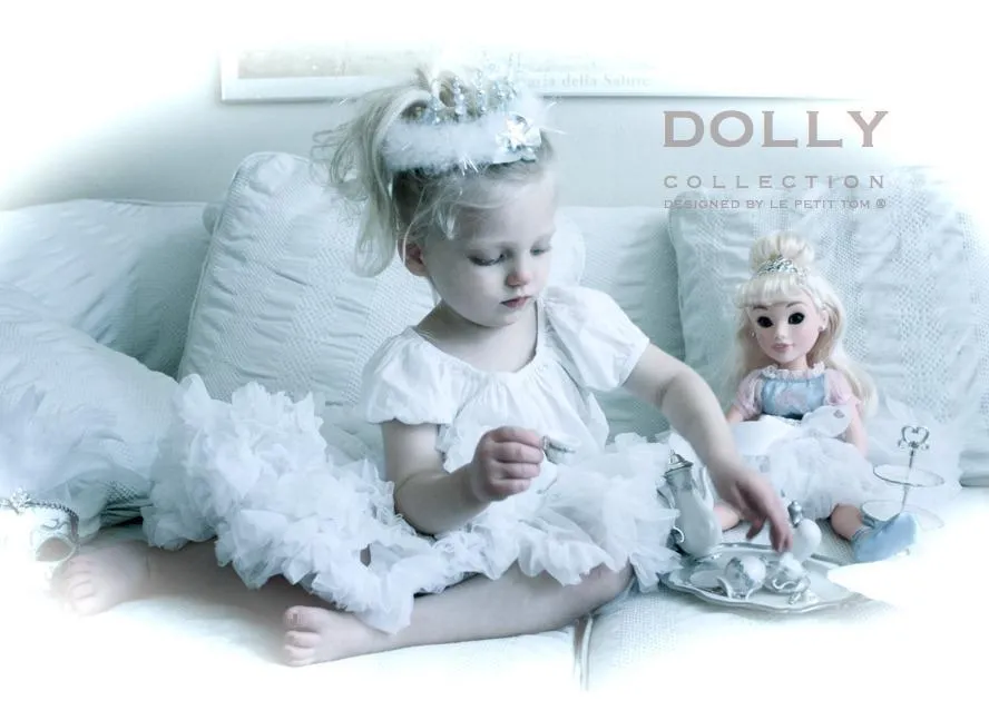 DOLLY by Le Petit Tom  MARILYN MONROE pettiskirt off-white