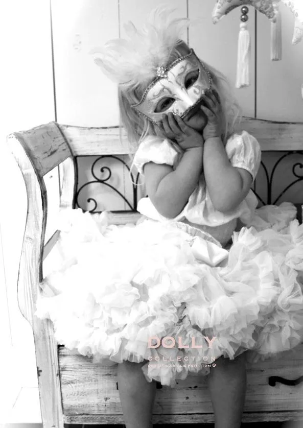 DOLLY by Le Petit Tom  MARILYN MONROE pettiskirt off-white