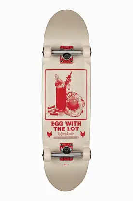 Eggy - Off White/The Lot - 8.625 Complete Skateboard