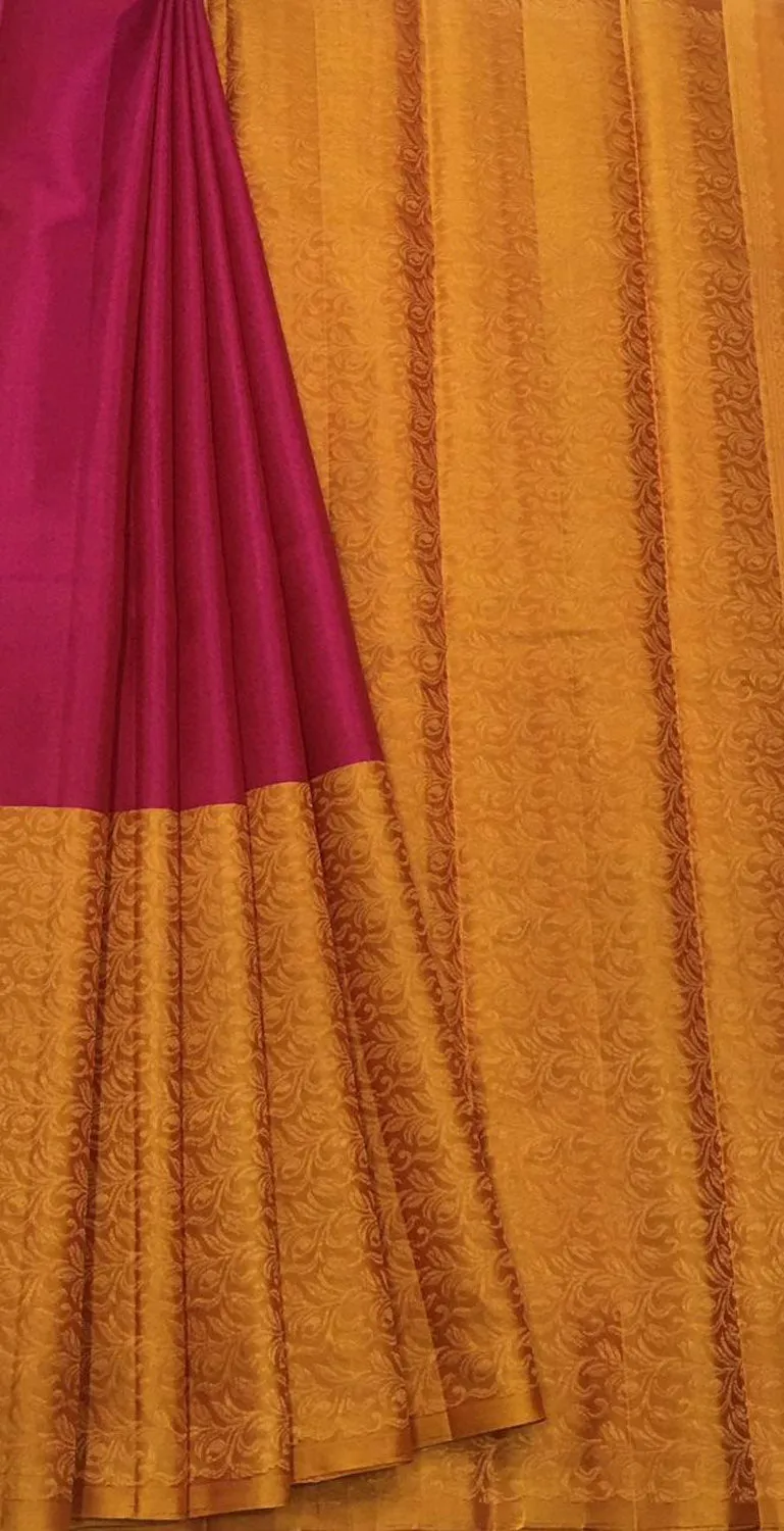 Exquisite Pink Kanjeevaram Handloom Pure Silk Saree: Timeless Elegance