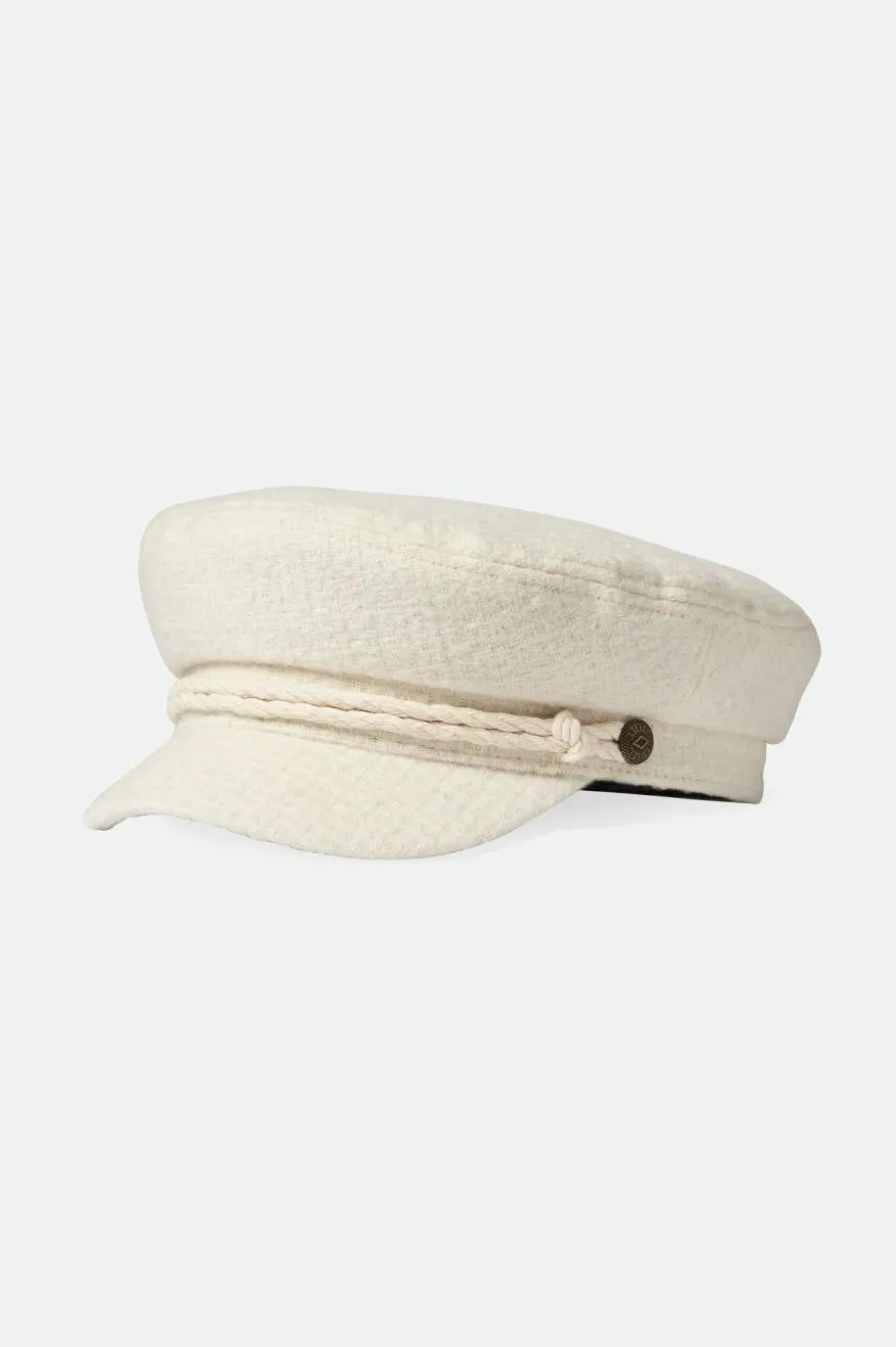 Fiddler Fisherman Cap - Off White Boucle