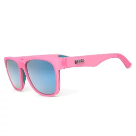 goodr BFG Polarized Sunglasses - Do You Even Pistol, Flamingo?