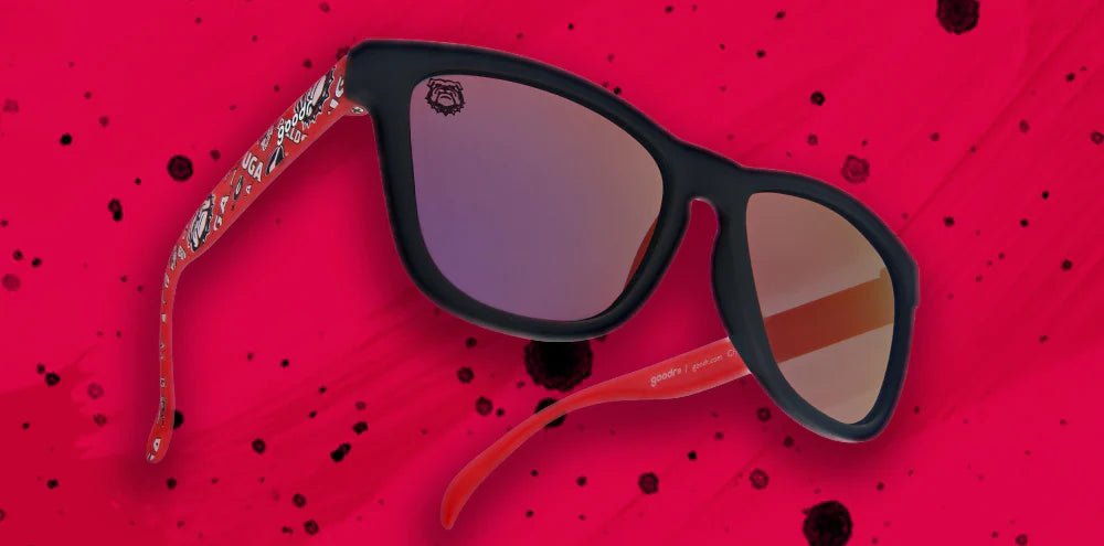 goodr OG Polarized Sunglasses Collegiate Collection - UGA - GO DAWGS! SIC 'EM! WOOF! WOOF!