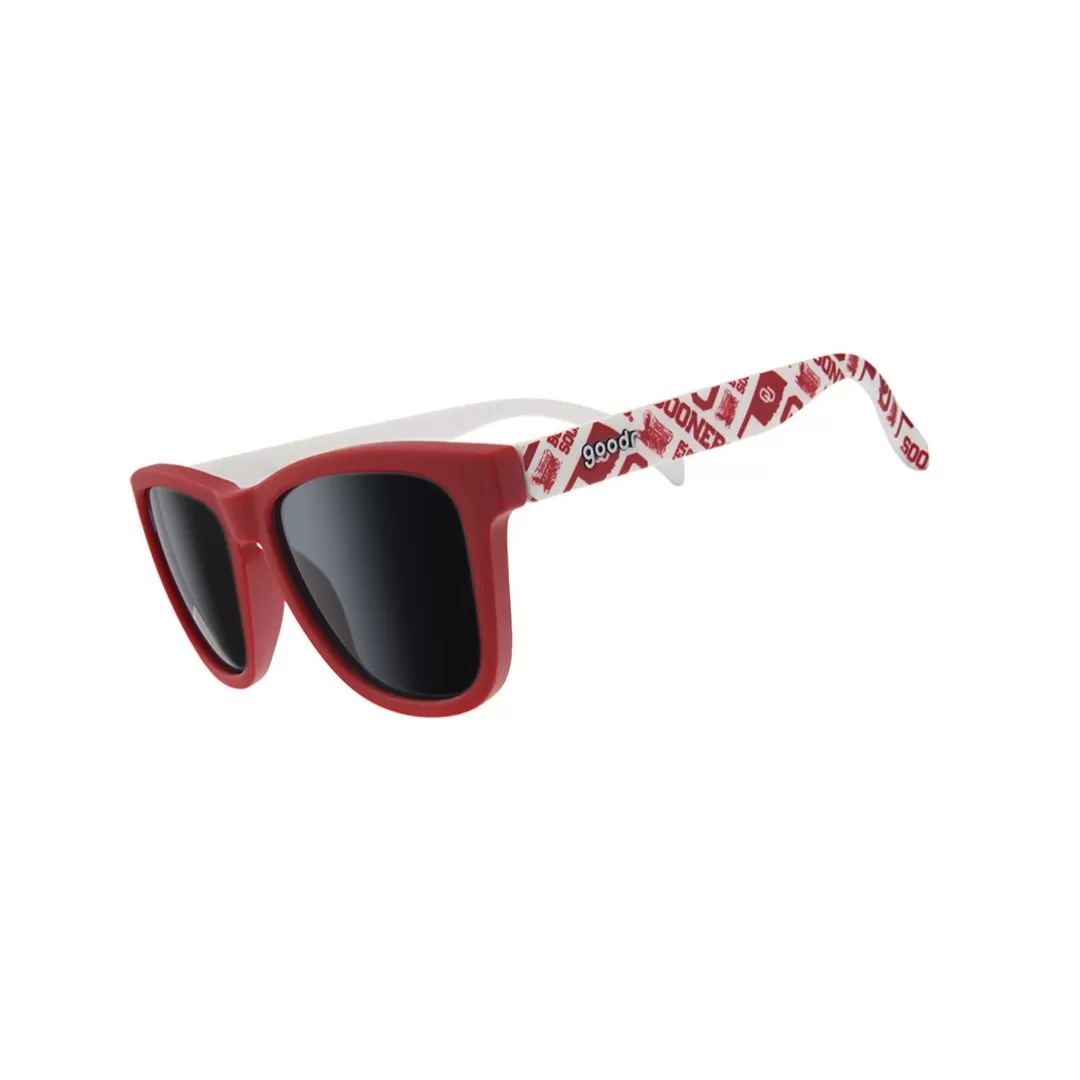 goodr OG Polarized Sunglasses Collegiate Collection - University of Oklahoma - Boomer Sooner Specs