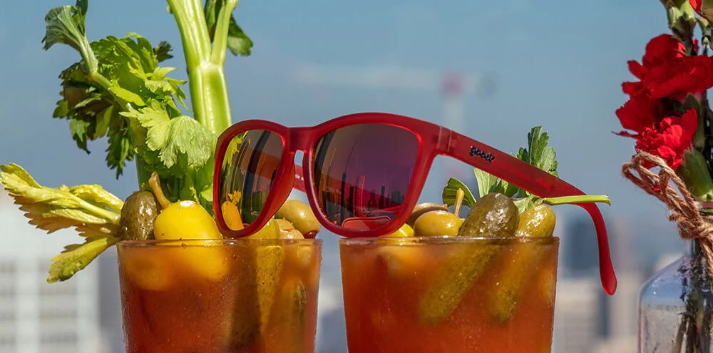 goodr OG Polarized Sunglasses - Phoenix at a Bloody Mary Bar