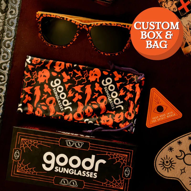 goodr OG Polarized Sunglasses Spooky Season - EXERCISE THE DEMONS!!!