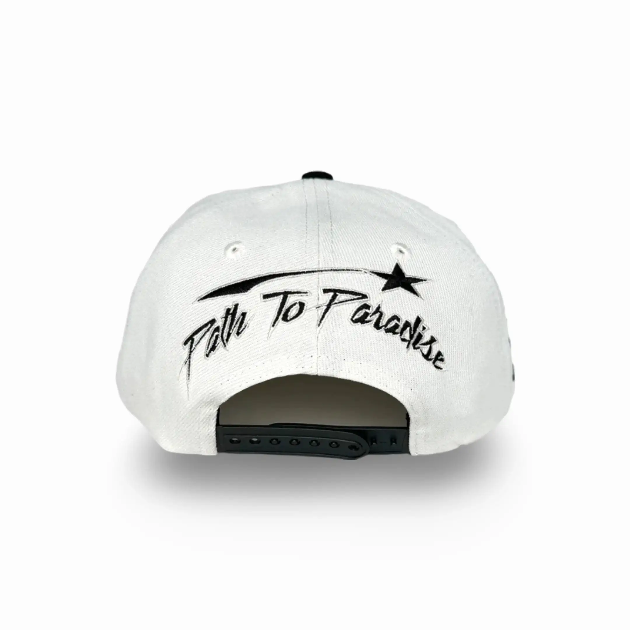 Hellstar Sports Snapback Hat 'Shark Teeth' Off White / Black SS24