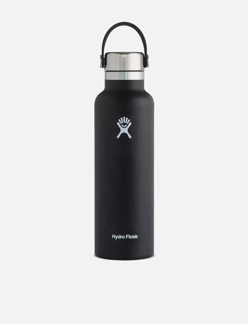 Hydro Flask 21oz Standard Mouth Stainless Steel Cap Black