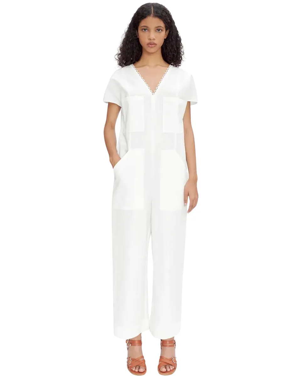 Ilina Jumpsuit Off White