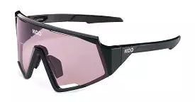 KOO Cycling Sport Sunglasses SPECTRO Black/Photochromatic Pink Lens