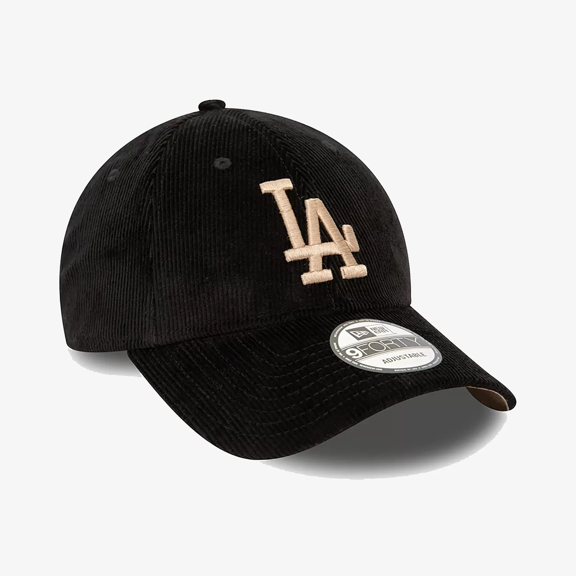 LA DODGERS MLB CORD 9FORTY ADJUSTABLE CAP 'BLACK'