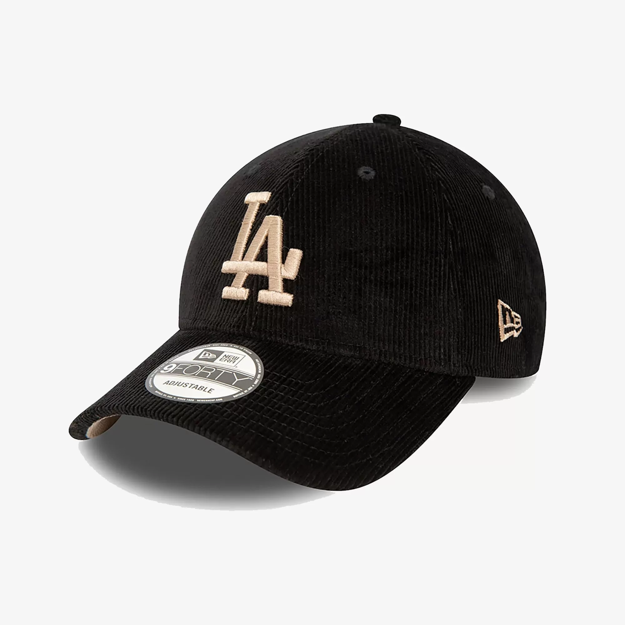 LA DODGERS MLB CORD 9FORTY ADJUSTABLE CAP 'BLACK'