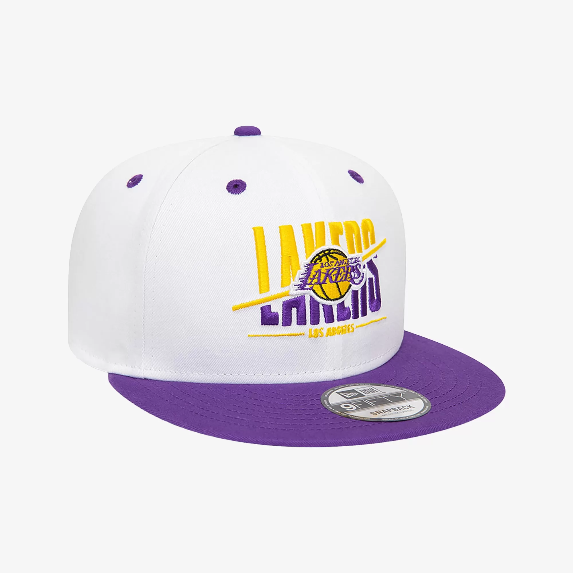 LA LAKERS CROWN WHITE 9FIFTY SNAPBACK CAP 'WHITE'