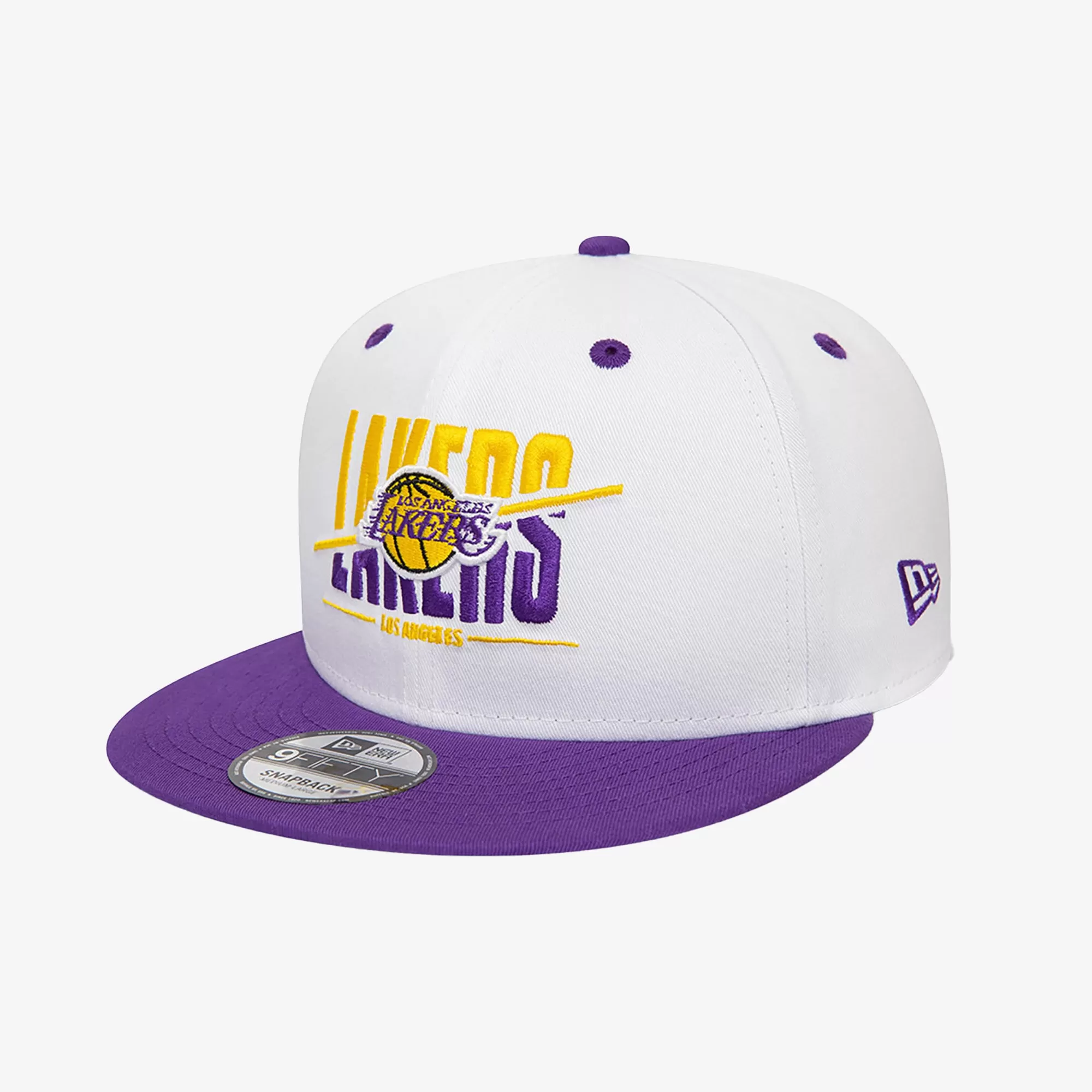 LA LAKERS CROWN WHITE 9FIFTY SNAPBACK CAP 'WHITE'