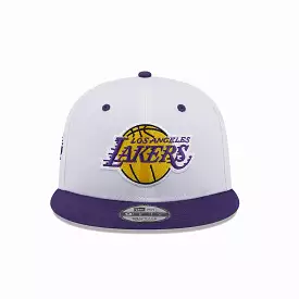 LA LAKERS WHITE CROWN PATCH WHITE 9FIFTY SNAPBACK CAP 'WHITE'