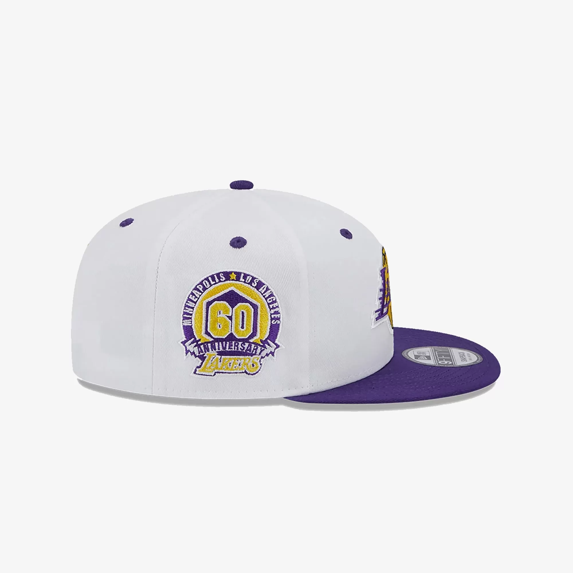 LA LAKERS WHITE CROWN PATCH WHITE 9FIFTY SNAPBACK CAP 'WHITE'