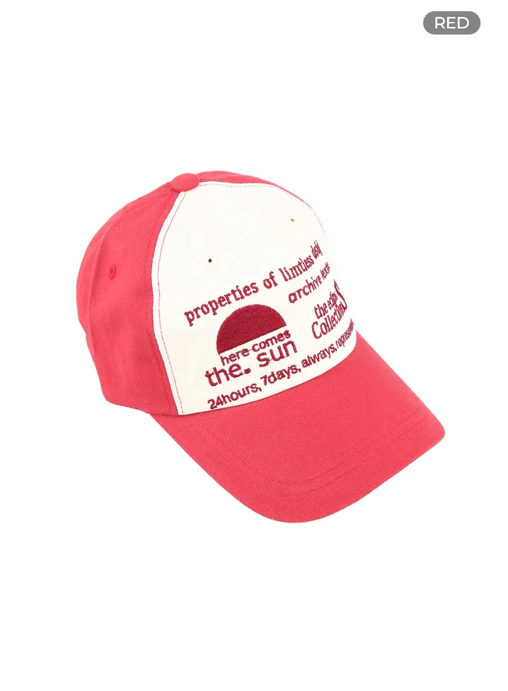 Lettering Baseball Cap CM418