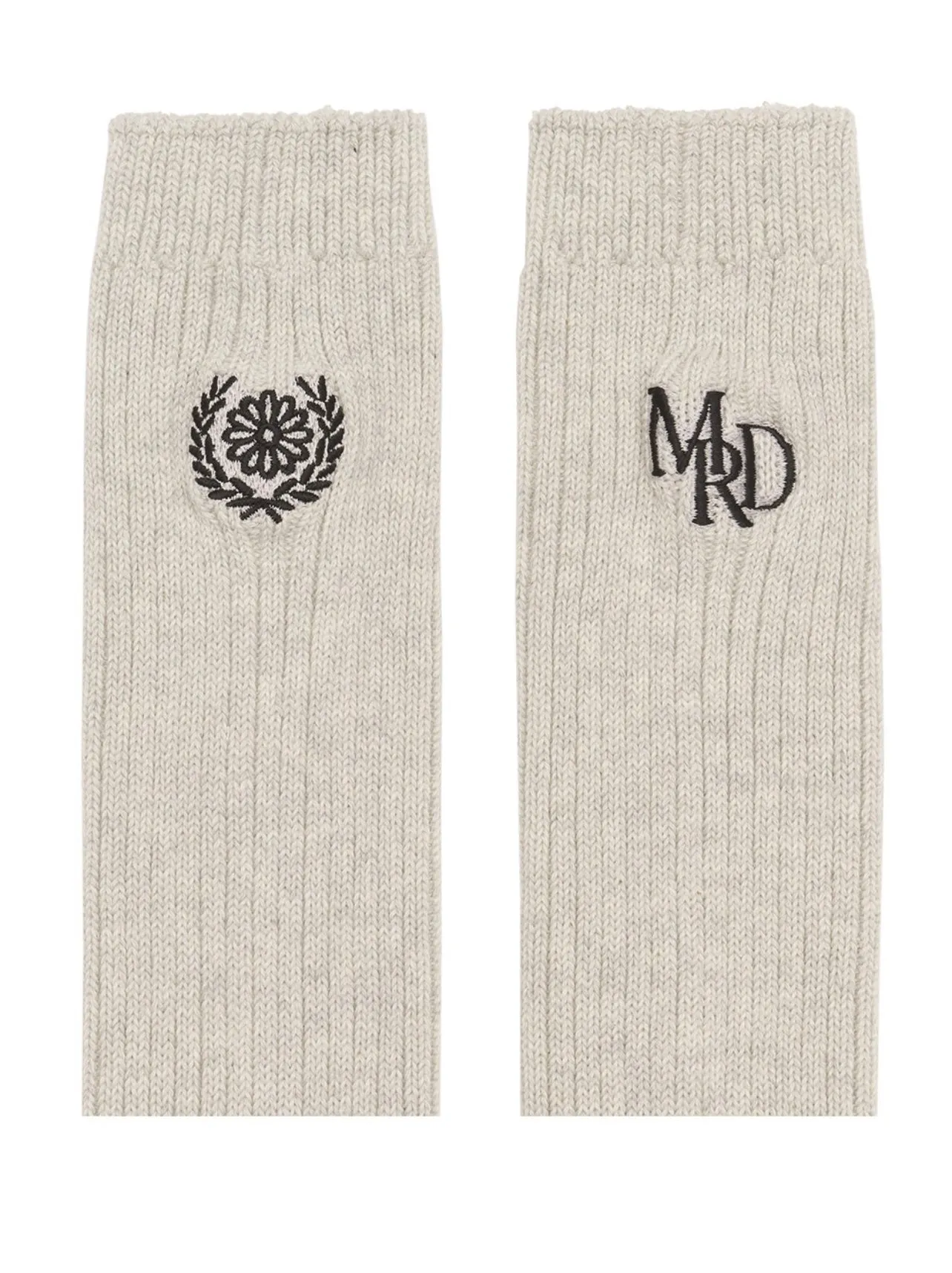 LONG SOCKS MRD LOGO HEATHER NAVY