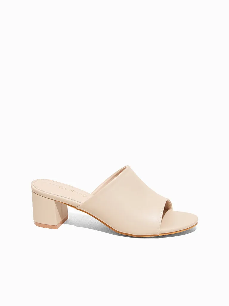 Mazarine Heeled Slides