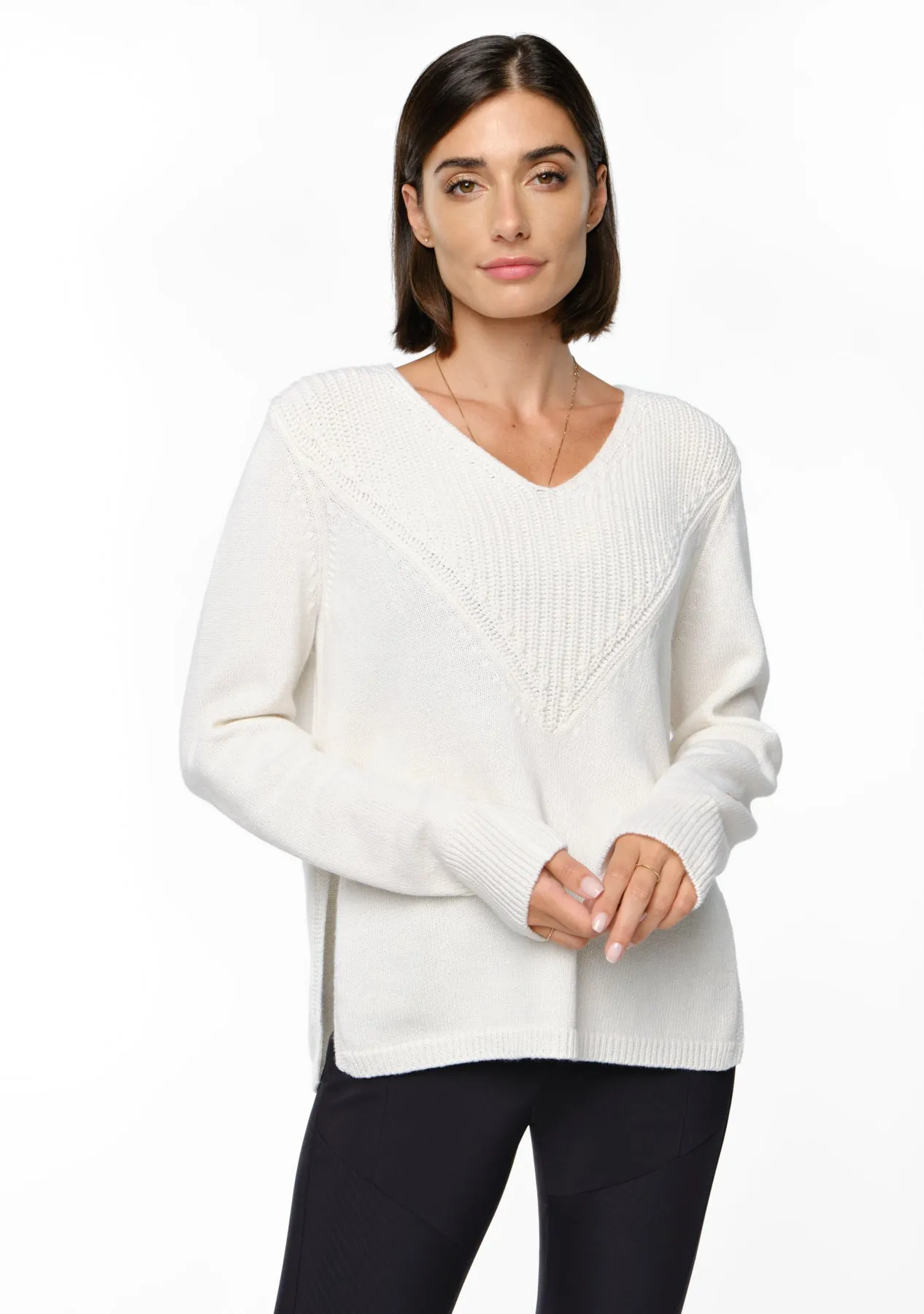 NEROLA Merino Cashmere Sweater cajo