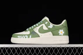 Nike Air Force 1 07 Low Olive Green White Yellow CW2288-662