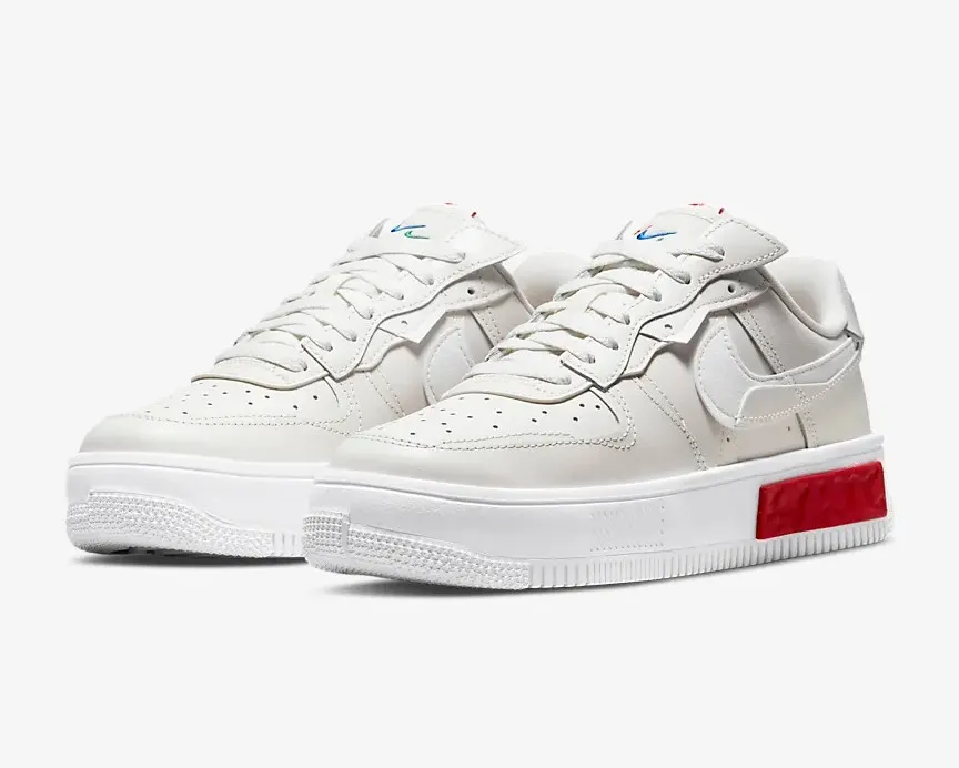 Nike Air Force 1 Fontanka Phantom White University Red DH1290-001