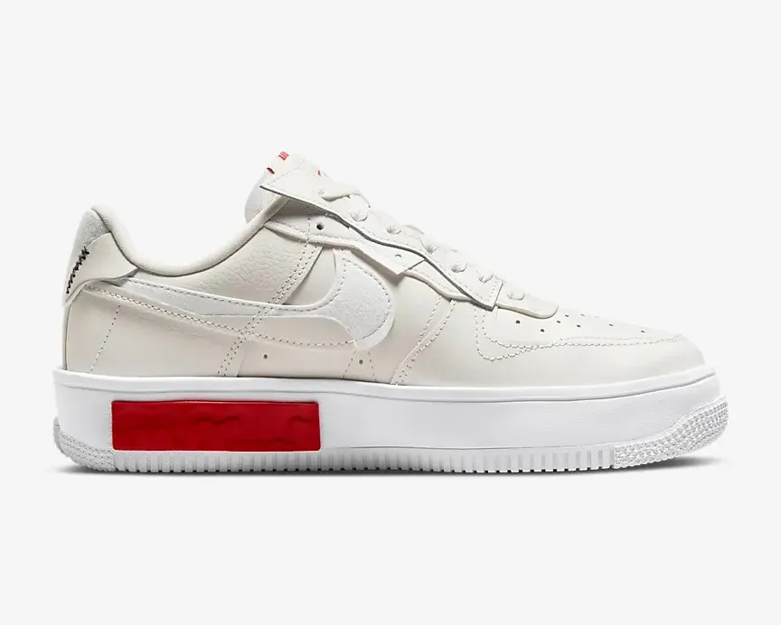 Nike Air Force 1 Fontanka Phantom White University Red DH1290-001