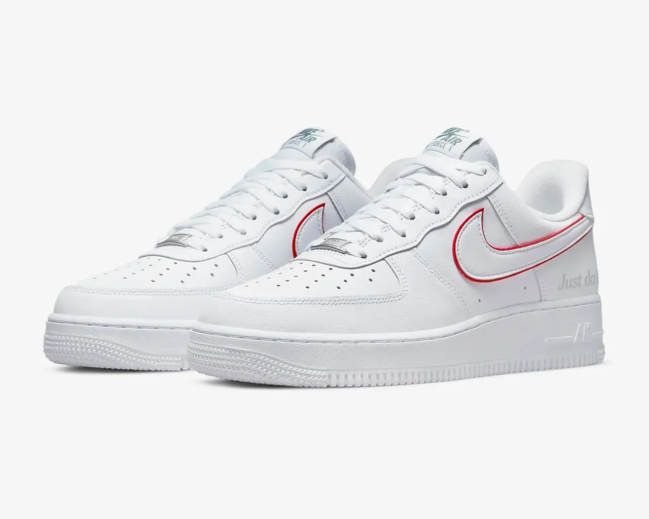 Nike Air Force 1 Low Just Do It White Red Green DQ0791-100