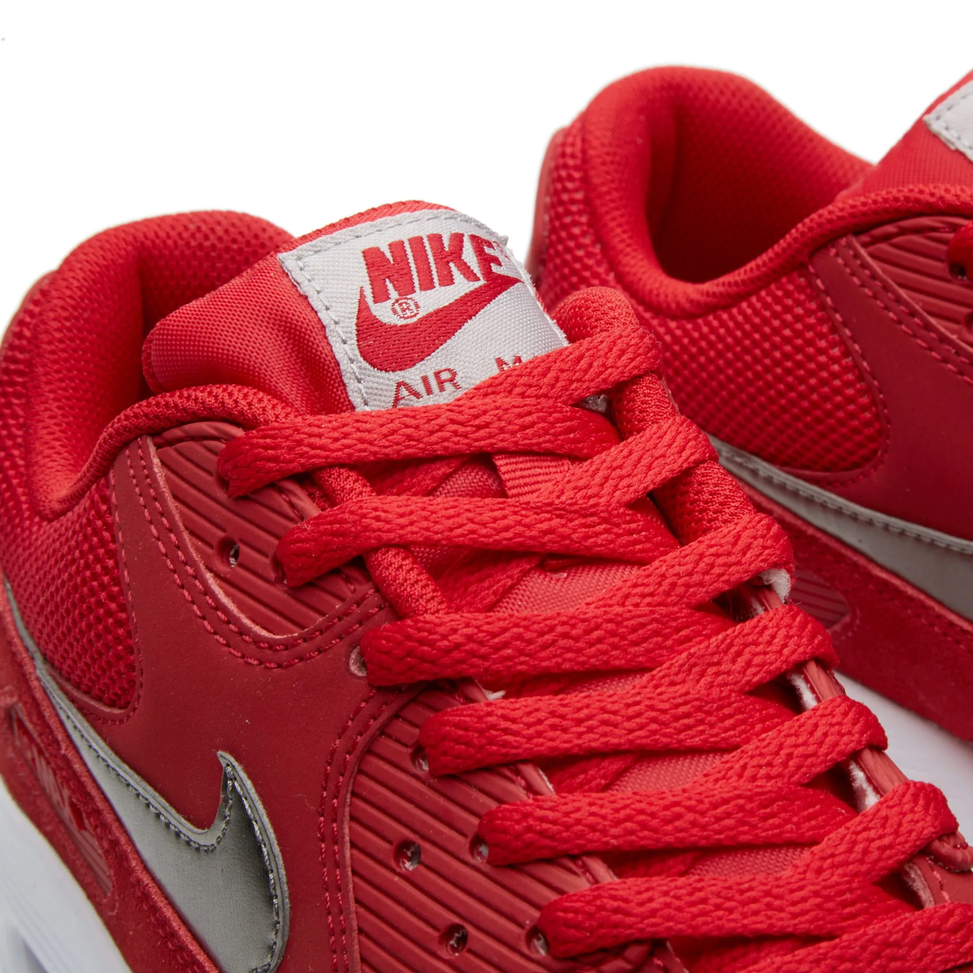 Nike Air Max 90 EssentialGym Red & Metallic Pewter