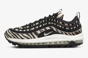 Nike Air Max 97 Golf NRG Zebra Black Tan Sail Jade Aura DH1313-001