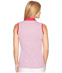 Nike Golf Womens Victory Stripe Sleeveless Polo Shirt