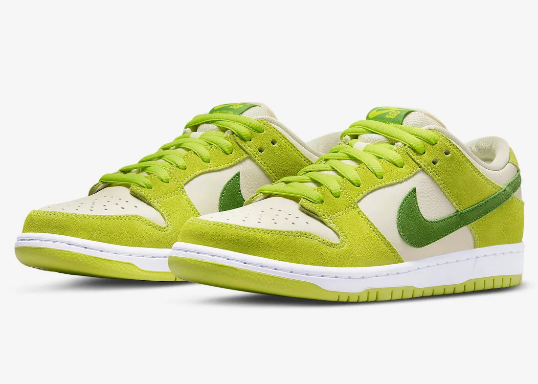 Nike SB Dunk Low Green Apple White Shoes DM0807-300